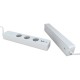 Razdelilec WOOX R6132, 3x Schuko 2x USB2.0 2x USB-C