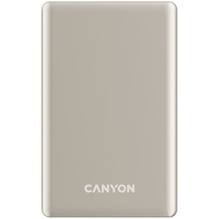 Prenosna baterija CANYON OnCharge 505 slim Magsafe, 5000mAh, PD20W, bež