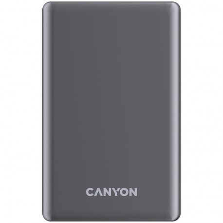 Prenosna baterija CANYON OnCharge 505 slim Magsafe 5000 mAh PD20W, siva