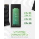 Ohišje za disk Icybox IB-1917M-C32, M.2 NVMe, USB-C 3.2