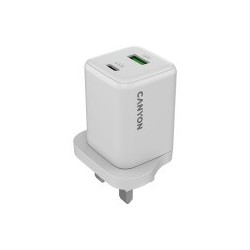 Polnilec CANYON CU45AC, 45W, USB-A/C, UK, bel