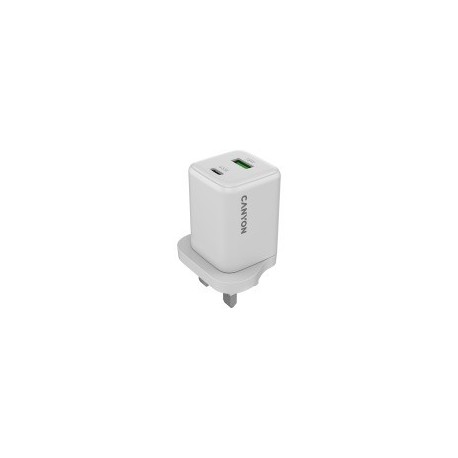 Polnilec CANYON CU45AC, 45W, USB-A/C, UK, bel