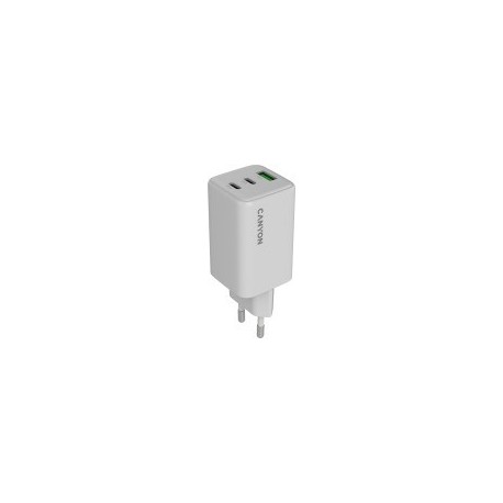 Polnilec CANYON CU65ACC, 65W, USB-A/C, UK, bel