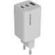 Polnilec CANYON CU65ACC, 65W, USB-A/C, UK, bel