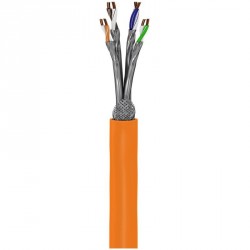 Mrežni kabel GOOBAY S/FTP CAT 7A (PiMF) patch, 500m, oranžen