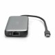 Priklopna postaja Digitus DA-70914, USB-C 3.2, 7v1, črna