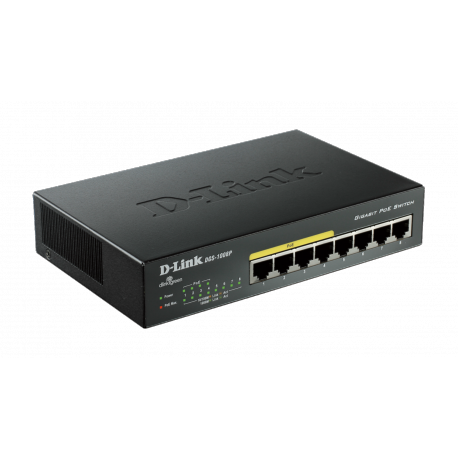Stikalo (switch) 8 port 10/100/1000 PoE D-Link DGS-1008P