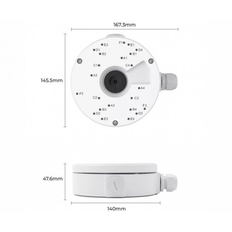 Zaščita za kabel in RJ45 konektor proti vandalizmu, REOLINK D20 JUNCTION BOX