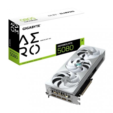 Grafična kartica GIGABYTE GeForce RTX 5080 AERO OC 16GB