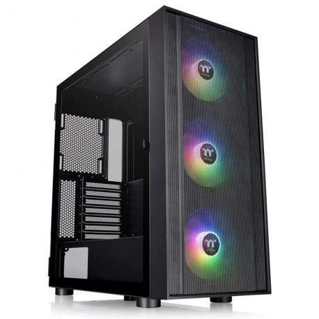 Ohišje THERMALTAKE H570 TG, Mid-ATX, črno