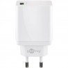 Polnilec Goobay USB quick charger QC3.0 (18W) bel