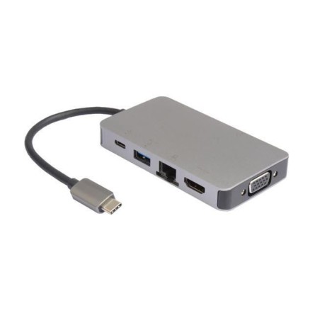 Hub Microconnect, 6-v-1, USB-C