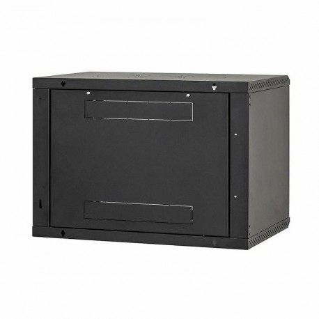 Zidni kabinet Triton 6U 370 600x400, črn, sestavljen