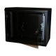 Zidni kabinet Triton 9U 500 600x400, črn, sestavljen