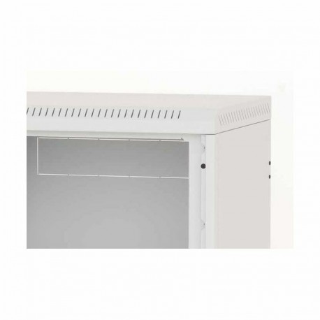 Zidni kabinet Triton 18U 900 600x500, siv, sestavljen, perforirana vrata