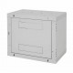 Zidni kabinet Triton 18U 900 600x500, siv, sestavljen, perforirana vrata