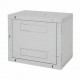 Zidni kabinet Triton 18U 900 600x500, siv, sestavljen, perforirana vrata