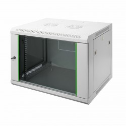 Zidni kabinet Digitus 12U 638 600x450, siv, sestavljen