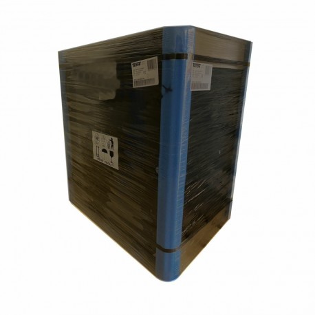 Zidni kabinet Triton 18U 900 600x400, črn, sestavljen