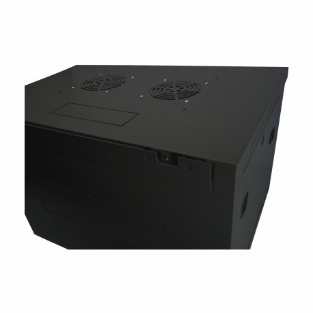 Zidni kabinet Digitus 7U 416 600x450, črn, sestavljen