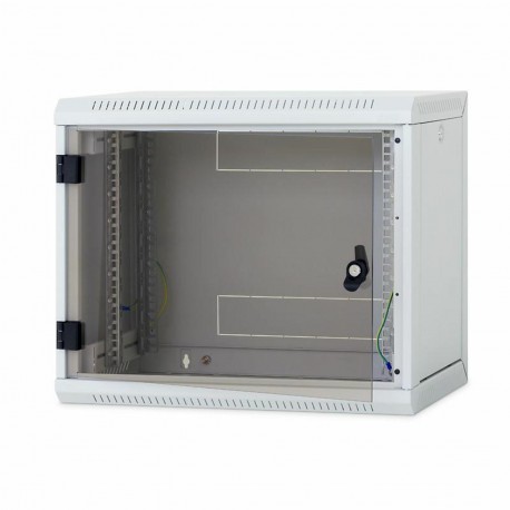 Zidni kabinet Triton 12U 635 600x400, siv, sestavljen, snemljive stranice