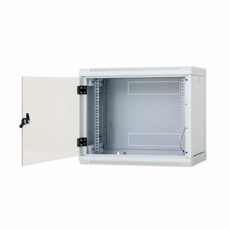 Zidni kabinet Triton 12U 635 600x400, siv, sestavljen, snemljive stranice
