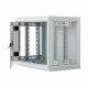 Zidni kabinet Triton 12U 635 600x400, siv, sestavljen, snemljive stranice
