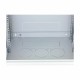 Zidni kabinet Triton 12U 635 600x400, siv, sestavljen, snemljive stranice