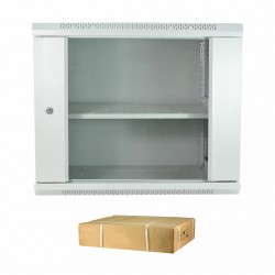 Zidni kabinet DATECH 18U 901 600x450, siv + polica