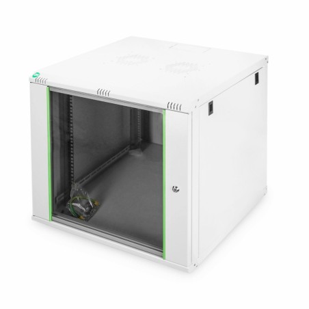 Zidni kabinet Digitus 12U 638 600x600, siv, sestavljen