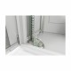 Zidni kabinet Digitus 12U 638 600x600, siv, sestavljen