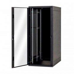 Samostoječi kabinet Triton 18U 900 600x600, črn, sestavljen