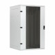 Samostoječi kabinet Triton 27U 1300 600x600, siv, sestavljen