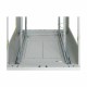 Samostoječi kabinet Triton 27U 1300 600x600, siv, sestavljen