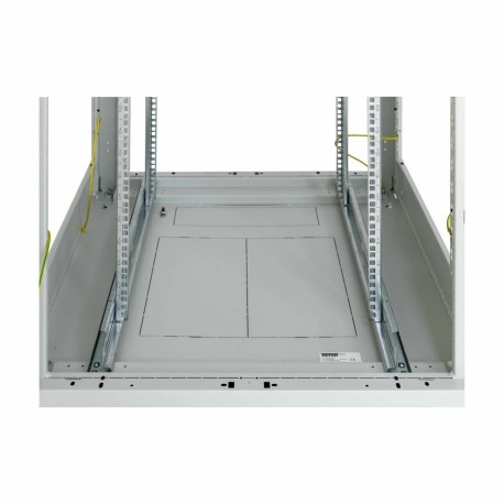 Samostoječi kabinet Triton 27U 1300 600x600, siv, sestavljen