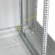 Samostoječi kabinet Triton 27U 1300 600x600, siv, sestavljen
