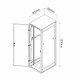 Samostoječi kabinet Triton 27U 1300 600x600, siv, sestavljen
