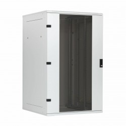 Samostoječi kabinet Triton 27U 1300 800x800, siv, sestavljen