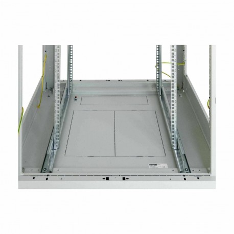 Samostoječi kabinet Triton 45U 2105 800x800, siv, sestavljen