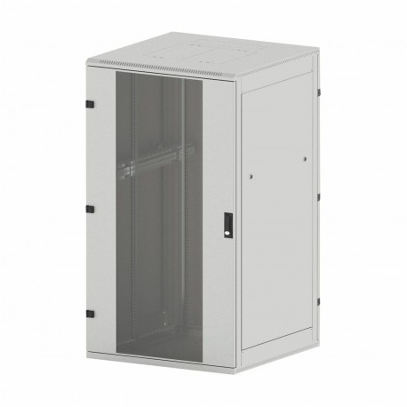 Samostoječi kabinet Triton 22U 1080 800x800, siv, sestavljen