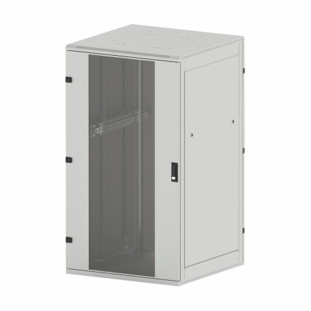 Samostoječi kabinet Triton 22U 1080 800x800, siv, sestavljen