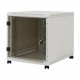 Samostoječi kabinet Triton 12U 620 600x900, siv, sestavljen, s kolesi