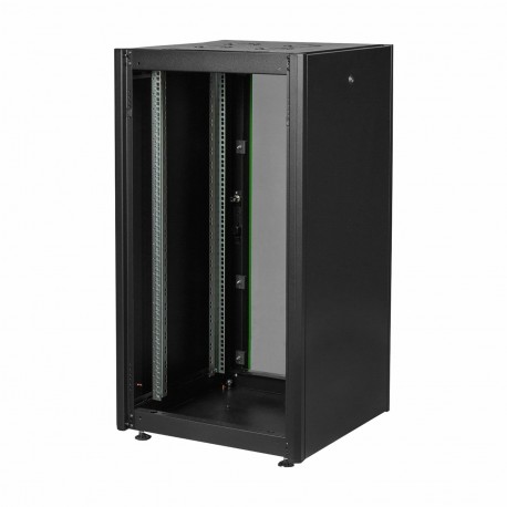 Samostoječi kabinet Digitus 22U 1155 600x600, črn, sestavljen