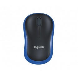 Miška Logitech M185 Wireless, modra,