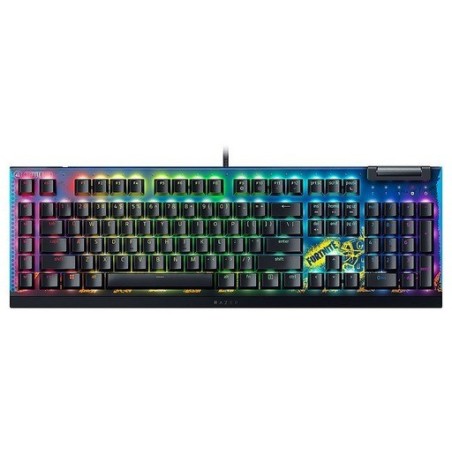 Tipkovnica Razer BlackWidow V4 X, rumena stikala, Fortnite Edition, US
