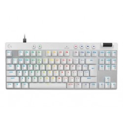 Tipkovnica Logitech G PRO X TKL RAPID, bela, SLO g.