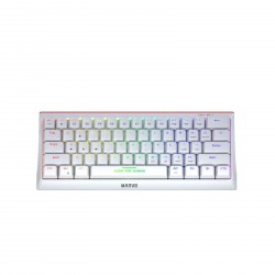 Tipkovnica MARVO KG962G WH EN-R HECATE 61R, bela