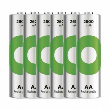 Polnilna baterija GP AA-2600 mAh Ni-Mh 6 kom 4010008