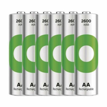 Polnilna baterija GP AA-2600 mAh Ni-Mh 6 kom 4010008