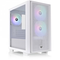 Ohišje THERMALTAKE Versa H16 TG Snow, Micro-ATX, belo